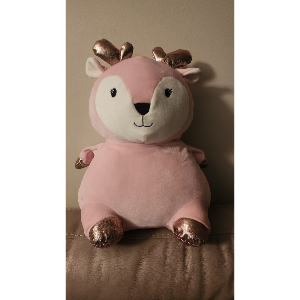 Animal Adventures Pink Reindeer Squishmallow Plush